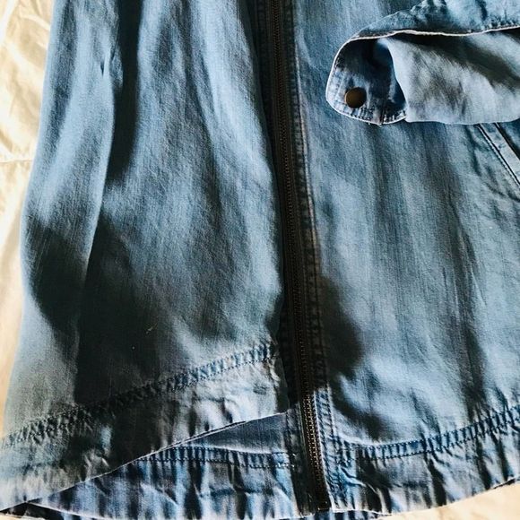 TENCEL Chambray Denim Jacket, Style & Co, Large, Distressed and Soft - Picture 15 of 16